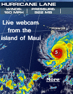 Live webcam feed from the Hawaiian Islands Humpback Whale Marine Sanctuary off the island of Maui. 